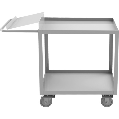 Industrial Grade Order Picking Cart, 39" H x 18-1/8" W x 51" D, 2 Shelves, 1200 lbs. Capacity Kelford