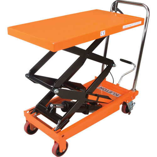 Hydraulic Scissor Lift Table, 35-3/4" L x 19-3/4" W, Steel, 770 lbs. Capacity Kelford