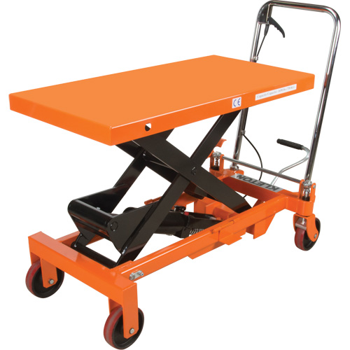 Hydraulic Scissor Lift Table, 39-1/2" L x 20" W, Steel, 1650 lbs. Capacity Kelford