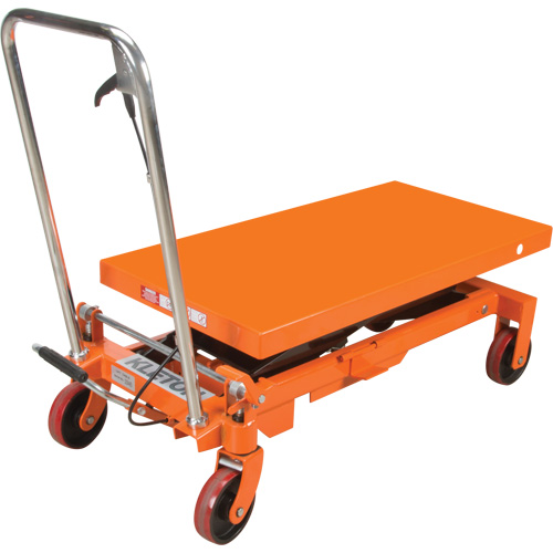 Hydraulic Scissor Lift Table, 39-1/2" L x 20" W, Steel, 1650 lbs. Capacity Kelford