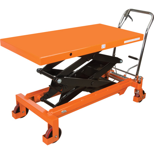 Table &eacute;l&eacute;vatrice &agrave; ciseaux hydraulique, 48" lo x 24" la, Acier, Capacit&eacute; 1540 lb Kelford