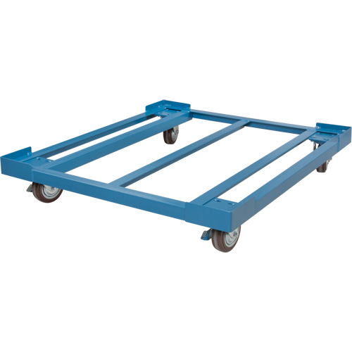 Socle roulant pour palette, 48,5" la x 43" p x 8" h, Capacit&eacute; de 3000 lb Kelford