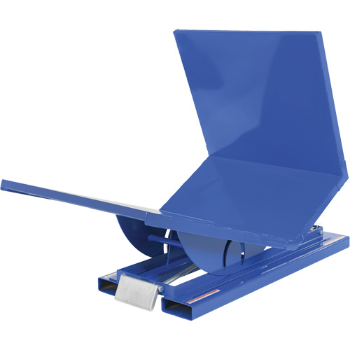 Open Sided Hopper, Steel, 1 cu.yd., Blue Kelford