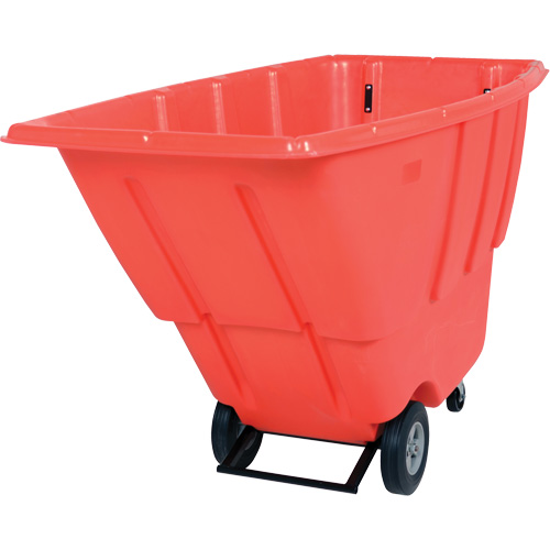 Chariot basculeur, Poly&eacute;thyl&egrave;ne, 0,5 vg³, Capacit&eacute; de charge de 450 lb Kelford