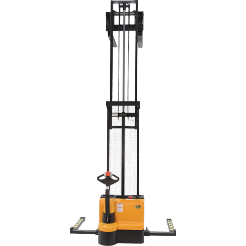 Double Mast Stacker, Electric Operated, 2200 lbs. Capacity, 150" Max Lift Kelford