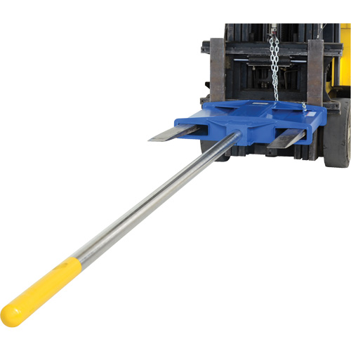 Forklift Carpet Pole, 120-1/2" Length, Fork Mount, 2200 lbs. Capacity Kelford