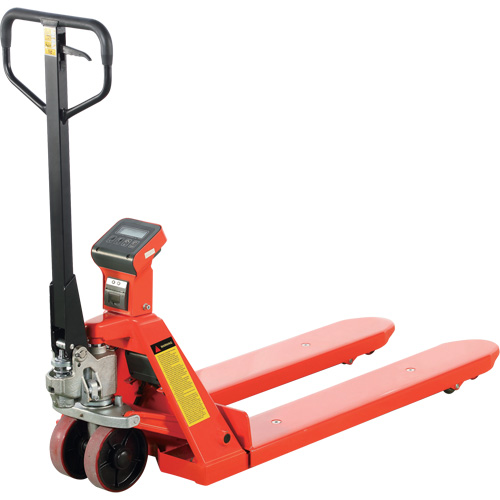 Eco Weigh-Scale Pallet Truck with Thermal Printer, 48" L x 27" W, 4400 lbs. Cap. Kelford