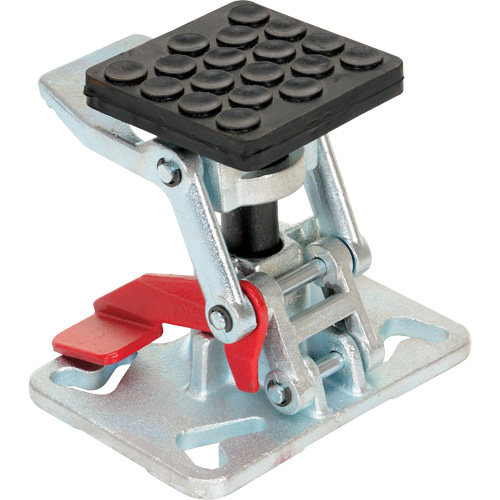 Verrou de plancher &agrave; hauteur ajustable pour service intense, 8" Hauteur rallong&eacute;e, 5-1/2" Hauteur r&eacute;tract&eacute;e, Acier Kelford