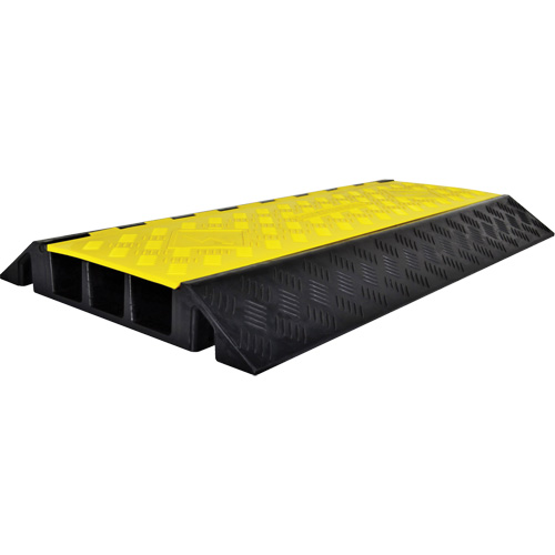 Powerhouse Heavy-Duty Straight Cable Protector, 3 Channels, 36" L x 19.75" W x 3" H Kelford