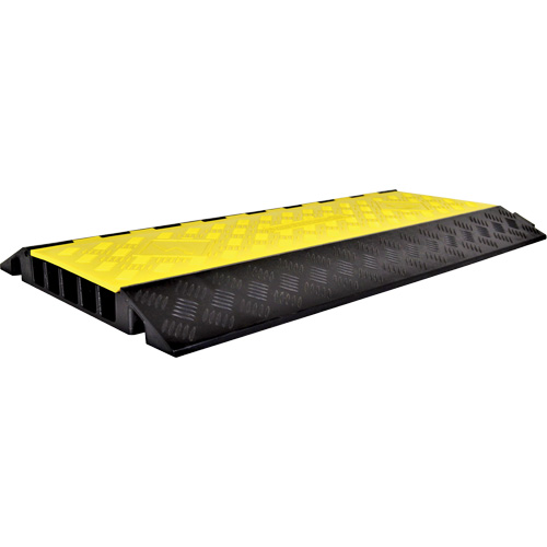 Powerhouse Heavy-Duty Straight Cable Protector, 5 Channels, 36" L x 19.75" W x 2.25" H Kelford