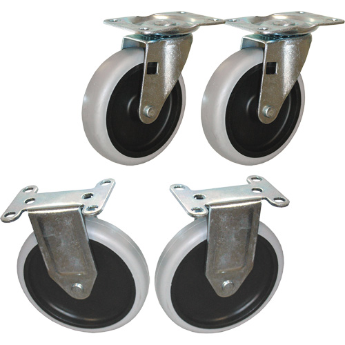 Flat Shelf Cart Caster Kit Kelford