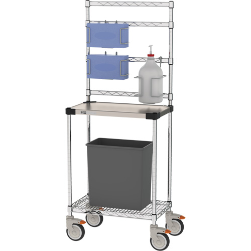 Sanitizer Station, Stainless Steel, 24" x 60" x 14", 900 lbs. Capacity Kelford