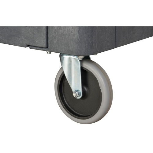 Chariot utilitaire pour l'entretien avec tablette plate, 2 tiers, 25-1/4" x 32-1/4" x 44", Capacit&eacute; 550 lb Kelford