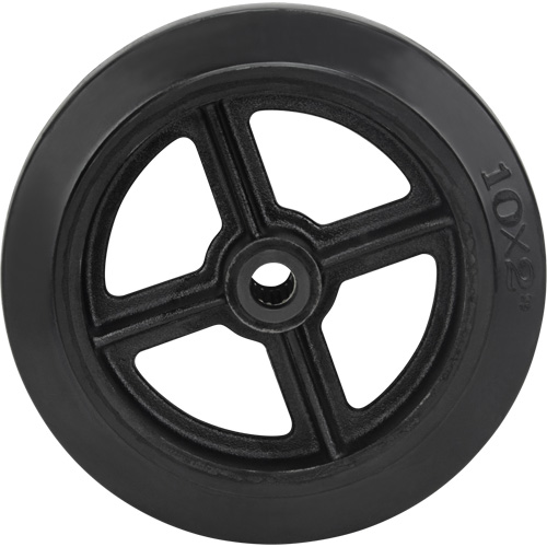 Roue en caoutchouc moul&eacute;, 10" (254 mm) dia. x 2" (50,8 mm) la, Capacit&eacute; de 948 lb (430 kg) Kelford