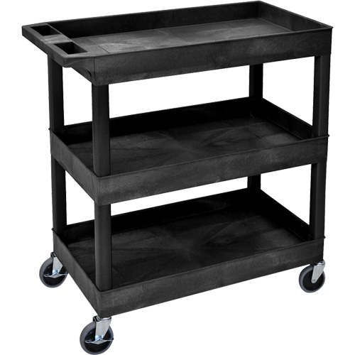 Tub Cart, 3 Tiers, 35-1/4" x 36-1/4" x 18", 300 lbs. Capacity Kelford