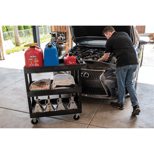 R&acirc;telier mobile, 3 tiers, 35-1/4" x 37-1/4" x 18", Capacit&eacute; 375 lb Kelford