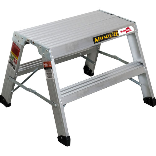 Portable Work-Stand Saw Horse, Aluminum Frame, 12-1/4" D x 24" H Kelford