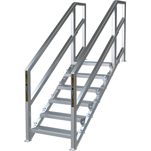 Syst&egrave;me d'escalier modulaire pour la construction de 6-10 marches SmartStairs, 75" ha Kelford