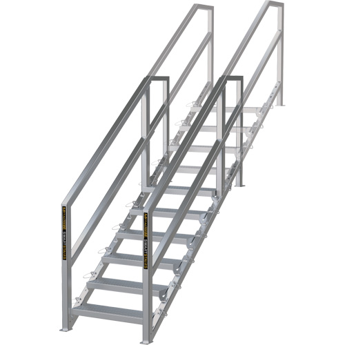 Syst&egrave;me d'escalier modulaire pour la construction de 6-10 marches SmartStairs, 75" ha Kelford