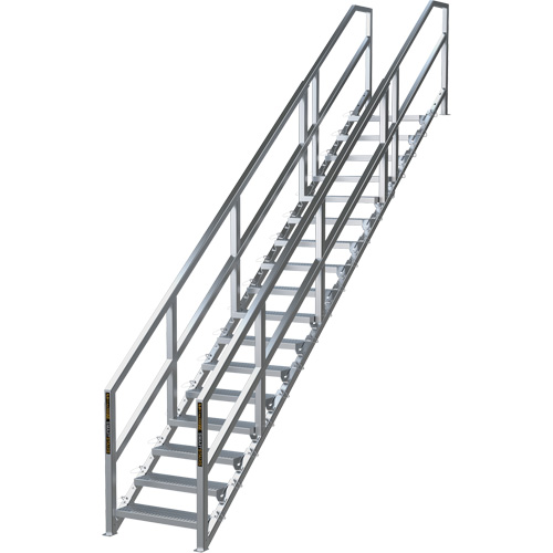 Syst&egrave;me d'escalier modulaire pour la construction de 17-21 marches SmartStairs, 157-1/2" ha Kelford