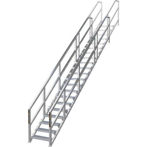 Syst&egrave;me d'escalier modulaire pour la construction de 17-21 marches SmartStairs, 157-1/2" ha Kelford