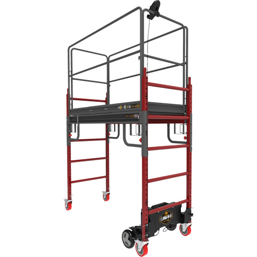 Complete Motorized Buildman 6' Baker Scaffold Kit, 31" D x 118-3/4" H Kelford