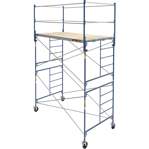 Complete Scaffold Tower with Casters, 66-2/10" D x 177-1/2" H Kelford