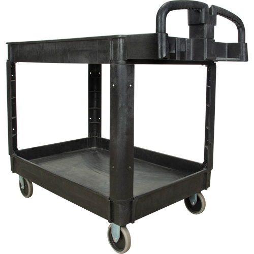 Utility Cart, 2 Tiers, 25-5/8" x 33-1/2" x 43-3/4", 550 lbs. Capacity Kelford