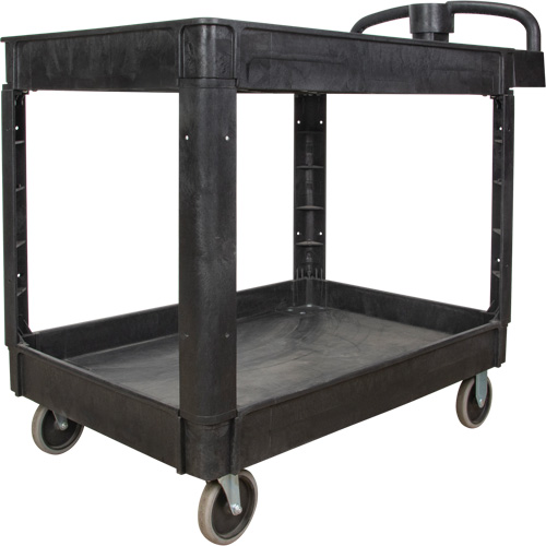 Utility Cart, 2 Tiers, 25-5/8" x 33-1/2" x 43-3/4", 550 lbs. Capacity Kelford