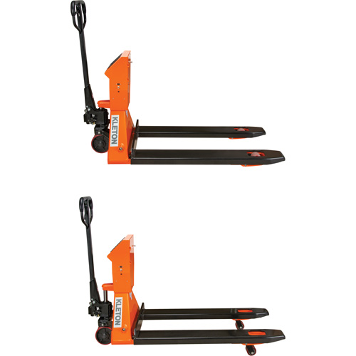 Transpalette &agrave; balance num&eacute;rique, 44,5" lo x 27,75" la, Capacit&eacute; de 4400 lb Kelford