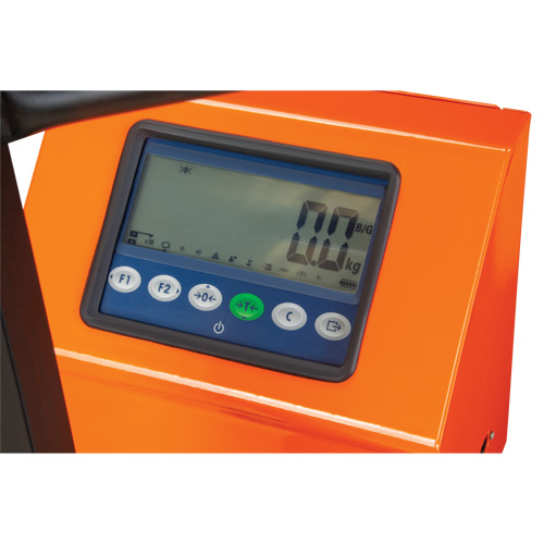 Transpalette &agrave; balance num&eacute;rique, 44,5" lo x 27,75" la, Capacit&eacute; de 4400 lb Kelford