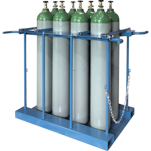 Support de rangement pour 8 cylindres pour chariot &eacute;l&eacute;vateur Kelford