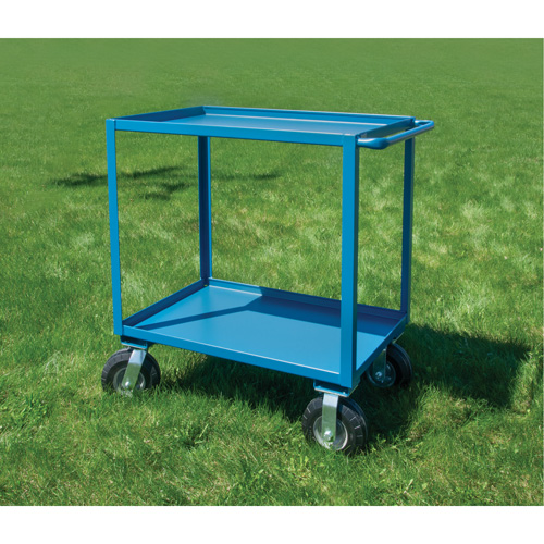 Outdoor Shelf Cart, 2 Tiers, 24" W x 39" H x 51" D, 1200 lbs. Capacity Kelford