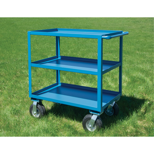 Outdoor Shelf Cart, 3 Tiers, 18" W x 39" H x 33" D, 1200 lbs. Capacity Kelford