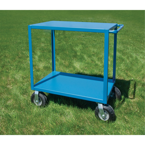 Outdoor Shelf Cart, 2 Tiers, 24" W x 39" H x 39" D, 1200 lbs. Capacity Kelford