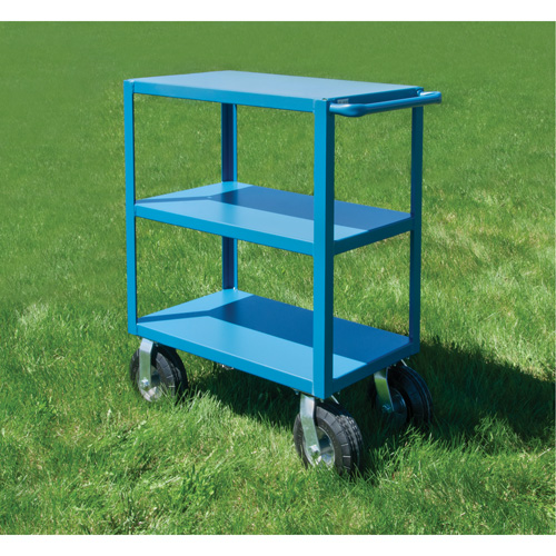 Outdoor Shelf Cart, 3 Tiers, 24" W x 39" H x 51" D, 1200 lbs. Capacity Kelford