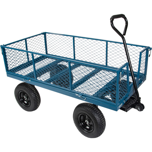 Wagon with Drop Sides, 24" W x 48" L, 800 lbs. Capacity Kelford