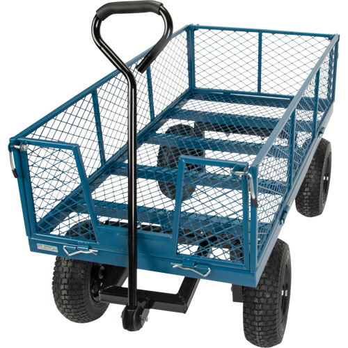 Wagon with Drop Sides, 24" W x 48" L, 800 lbs. Capacity Kelford