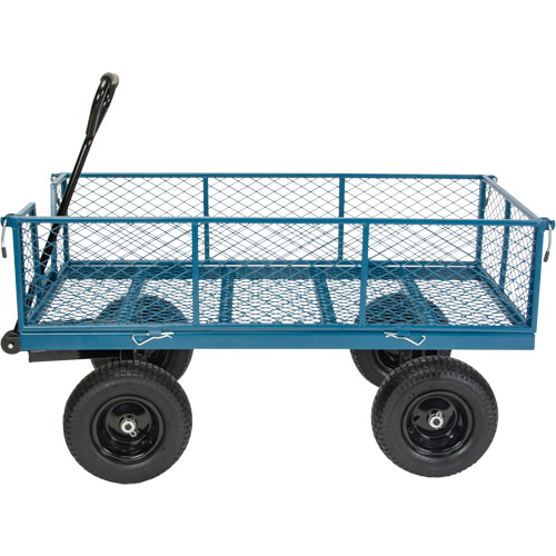 Wagon with Drop Sides, 24" W x 48" L, 800 lbs. Capacity Kelford