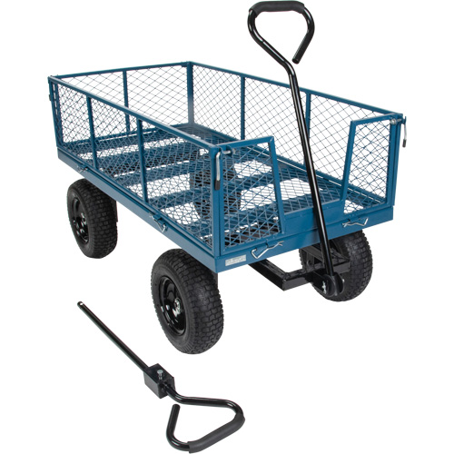 Wagon with Drop Sides, 24" W x 48" L, 800 lbs. Capacity Kelford