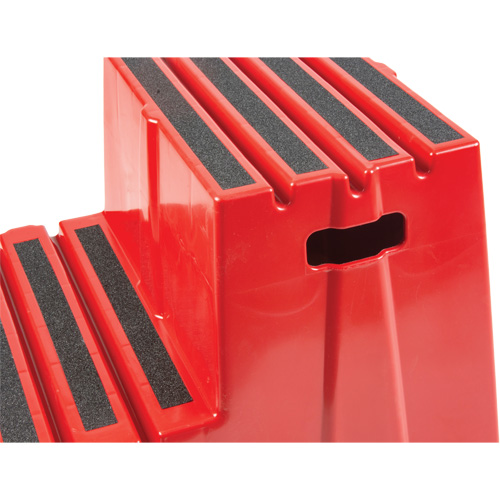 Escabeau industriel, 2 marches, 26" x 22-7/16" x Hauteur 19-11/16" Kelford