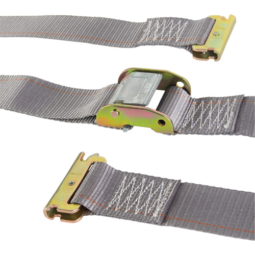 Tendeur d'arrimage utilitaire robuste, Boucle &agrave; came, 2" la x 16' lo, Charge d'utilisation 835 lb (379 kg) Kelford