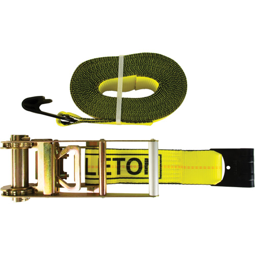 Tendeur d'arrimage pour treuil, Crochet plat, 30' , 3" , Charge d'utilisation max. 5400 lb (2449 kg) Kelford