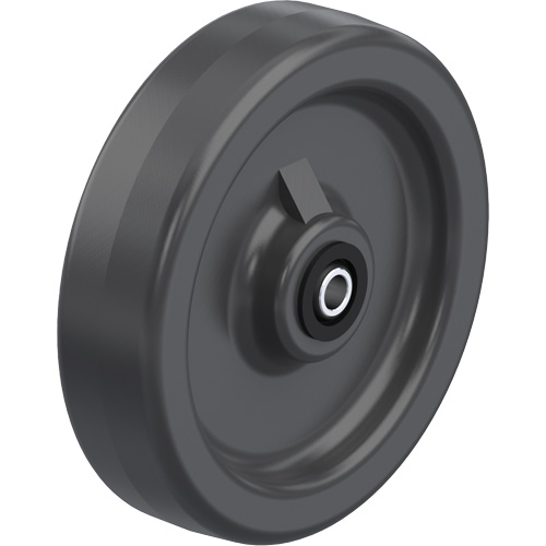 Roues ph&eacute;noliques pleines noires Kelford