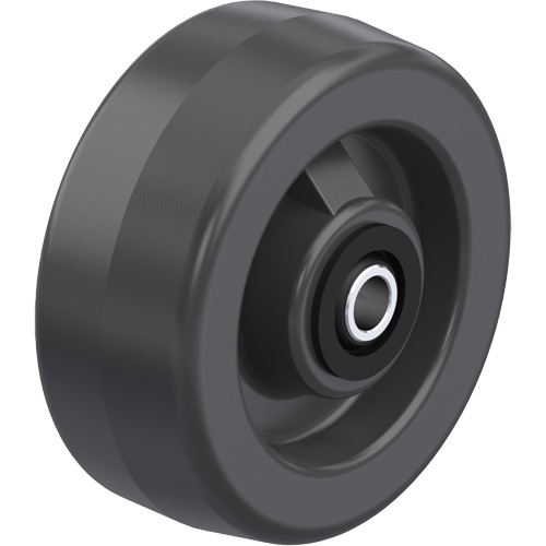 Roues ph&eacute;noliques pleines noires Kelford