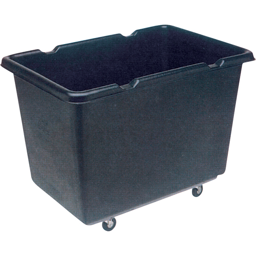 Light-Duty Econocarts Box Trucks, Black Recycled Plastic, 39" L x 27" W x 29" H, 12 cu. ft. Volume, 200 lbs. Capacity Kelford