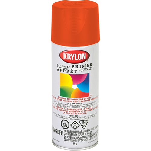 Fluorescent Spray Paint, Fluorescent Red/Orange, 11 oz., Aerosol Can Kelford