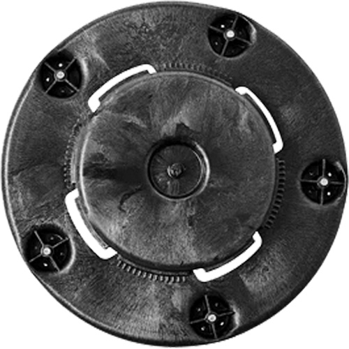 Chariot &agrave; visser Brute, Poly&eacute;thyl&egrave;ne, Noir, Convient aux contenants 20 - 55 US gal. Kelford