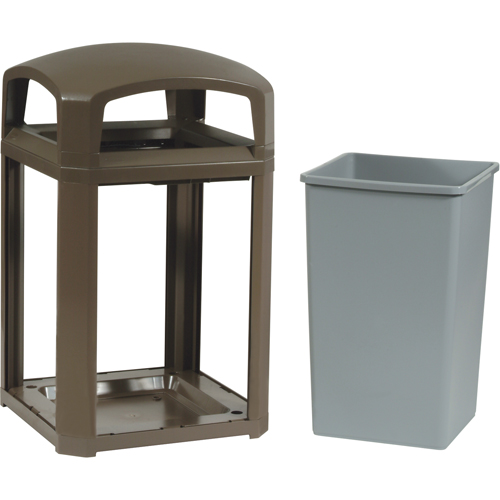 Cadre pour contenant Landmark Series Classique a/enveloppe rigide, Acier galvanis&eacute;, 35 gal. US Kelford