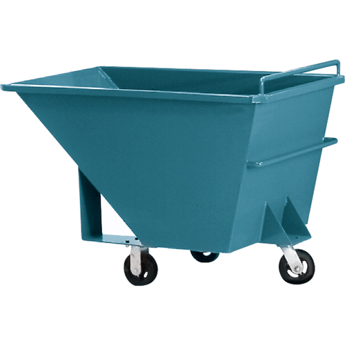 Chariot basculeur en acier, Acier, 1-1/2 vg³, Capacit&eacute; de charge de 2000 lb Kelford